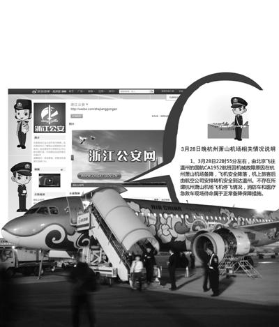 国航北京-温州航班急降杭州 不是“迫降”是备降