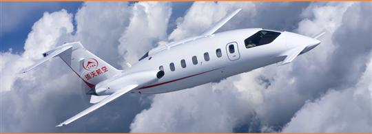 环天航空比亚乔P180公务机爆胎致天津机场关闭