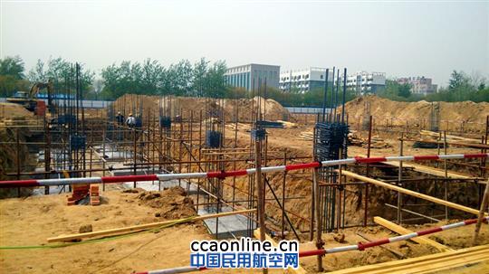 河北空管分局室内场馆建设进展顺利