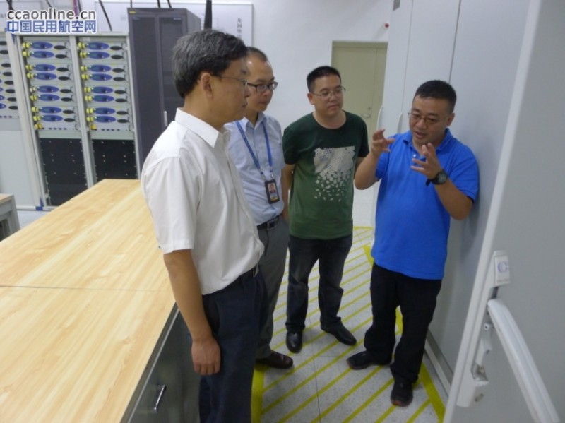 西南空管局李小鹏副局长到贵州空管分局现场查看新雷达项目建设及设备运行情况