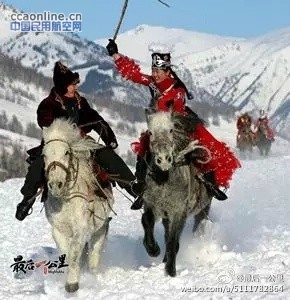 看冬日热闹景象，乘南航来到新疆