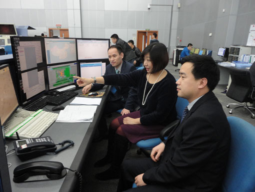 国家飞行流量监控中心赴民航中南空管局调研