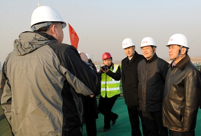 民航局局长冯正霖一行赴北京新机场调研