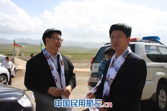 民航局王昌顺副局长踏勘青海祁连机场场址 民航局王昌顺副局长踏勘青海祁连机场场址