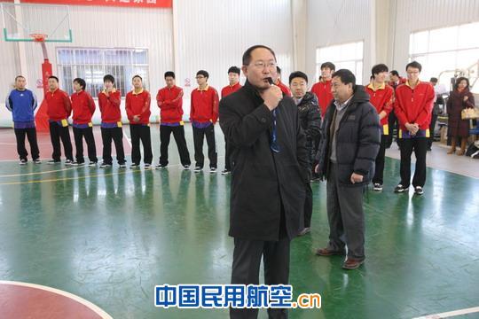 天津空管分局与国航天津分公司举行篮球友谊赛