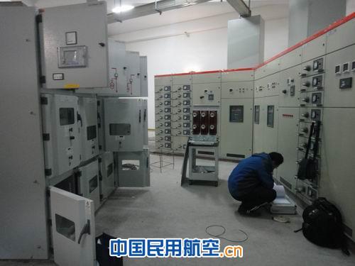 咸阳二期新塔台供电系统安装调试完成并投入运行