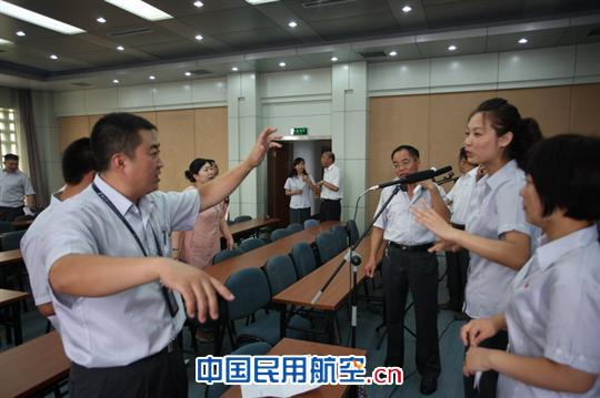 河北空管分局积极排练精心准备红歌会