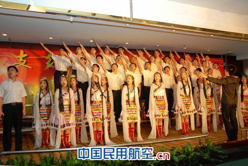 民航二所举行建党90周年红歌会