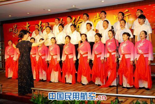 民航二所举行建党90周年红歌会