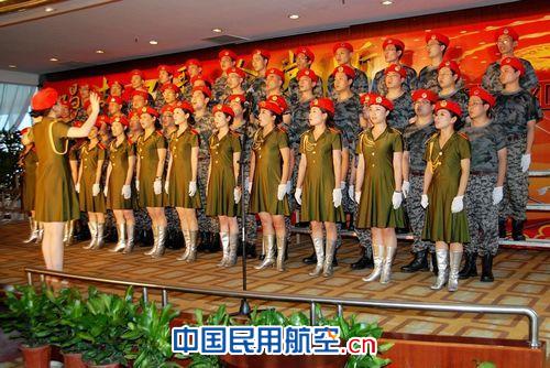 民航二所举行建党90周年红歌会