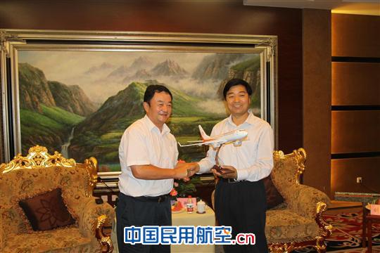 奥凯航空天津-榆林-昆明航线成功首航