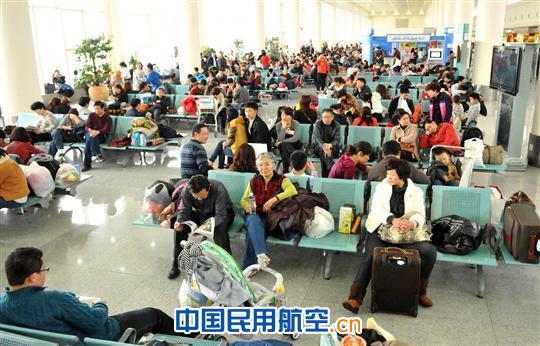 大雾致海口美兰机场取消大量航班
